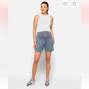 THREADS 4 THOUGHT Anna Maternity Modal Terry Cutoff Short